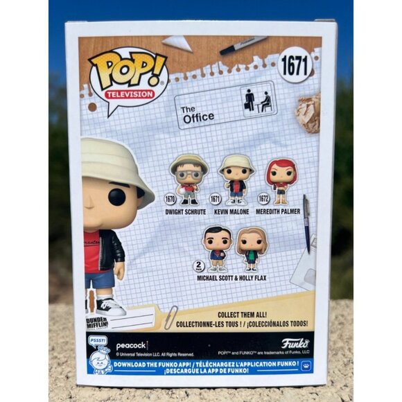 Funko Pop Television - The Office - Kevin Malone (#1671, NEW) - Picture 5 of 8